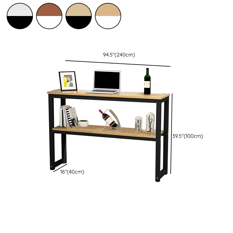 Modern Style 1/2/3 Pieces Wood Rectangular Bar Table Set for Dining Room