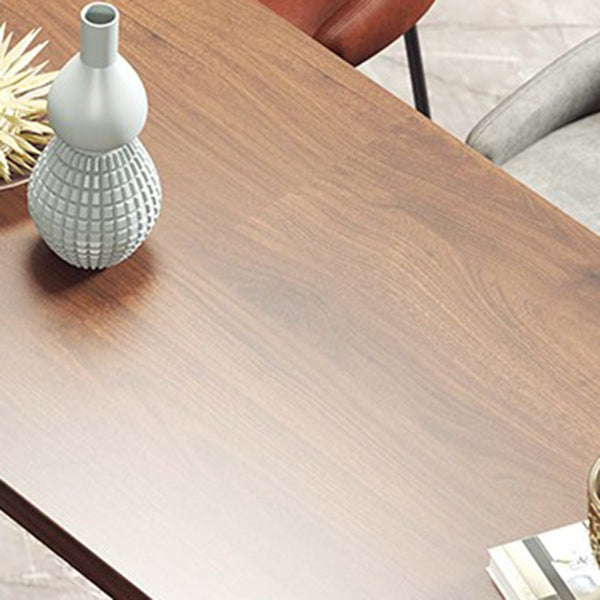 Rectangle Pine Solid Wood Trestle Base Bar Table for Kitchen Dining Room