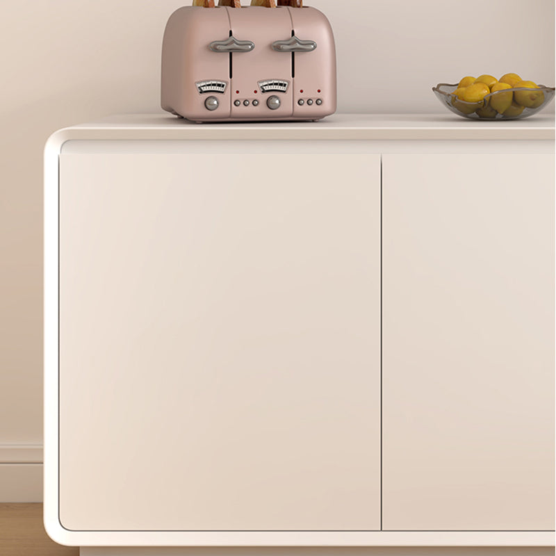 Contemporary Style Wood Sideboard Cabinet with Cabinets and Drawers