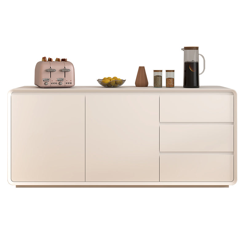 Contemporary Style Wood Sideboard Cabinet with Cabinets and Drawers