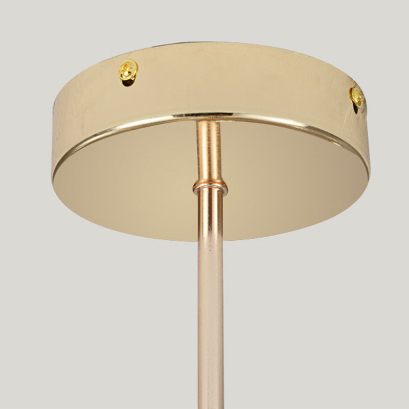 Contemporary Flush Mount Light Simple Flush Mount Ceiling Light Fixture with Glass Shade