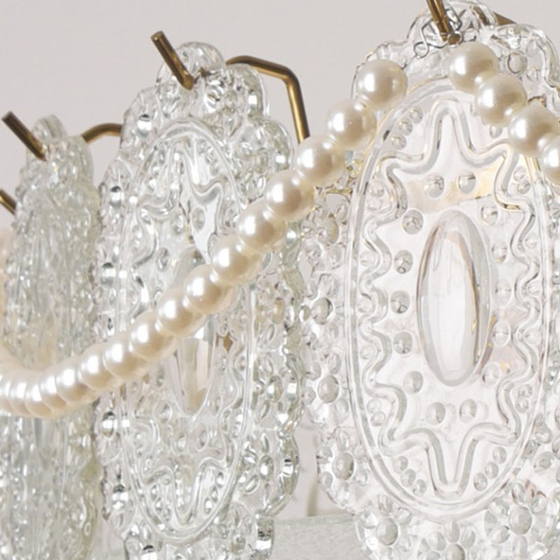 Contemporary Ceiling Light Creative Flush Mount Ceiling Light Fixture with Glass Shade