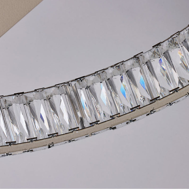 Geometric Flush Mount Contemporary Crystal Flush Ceiling Light Fixture