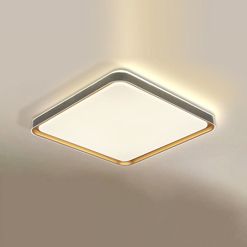 Geometric Flush Mount Fixtures Modern Metal Flush Lights for Living Room