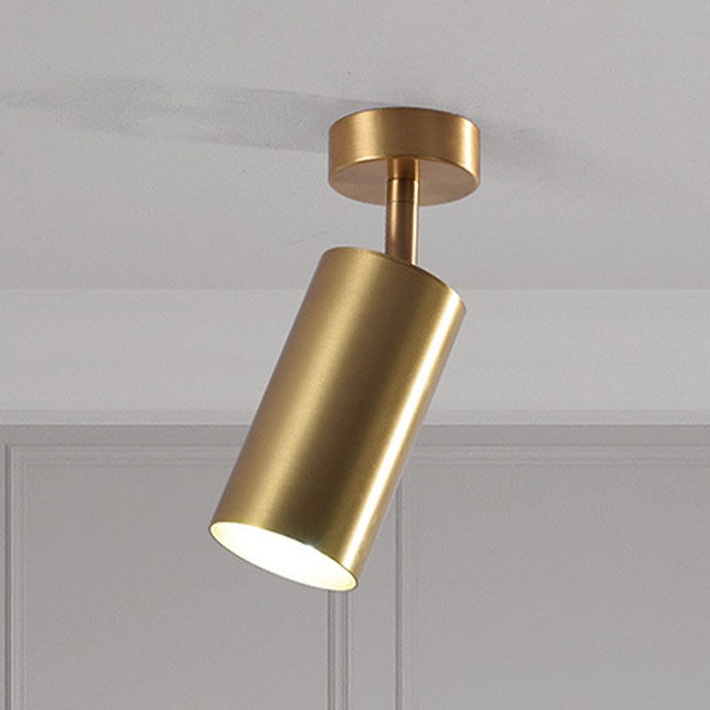 Contemporary Metal Ceiling Light Simple Flush Mount Light Fixture for Bedroom