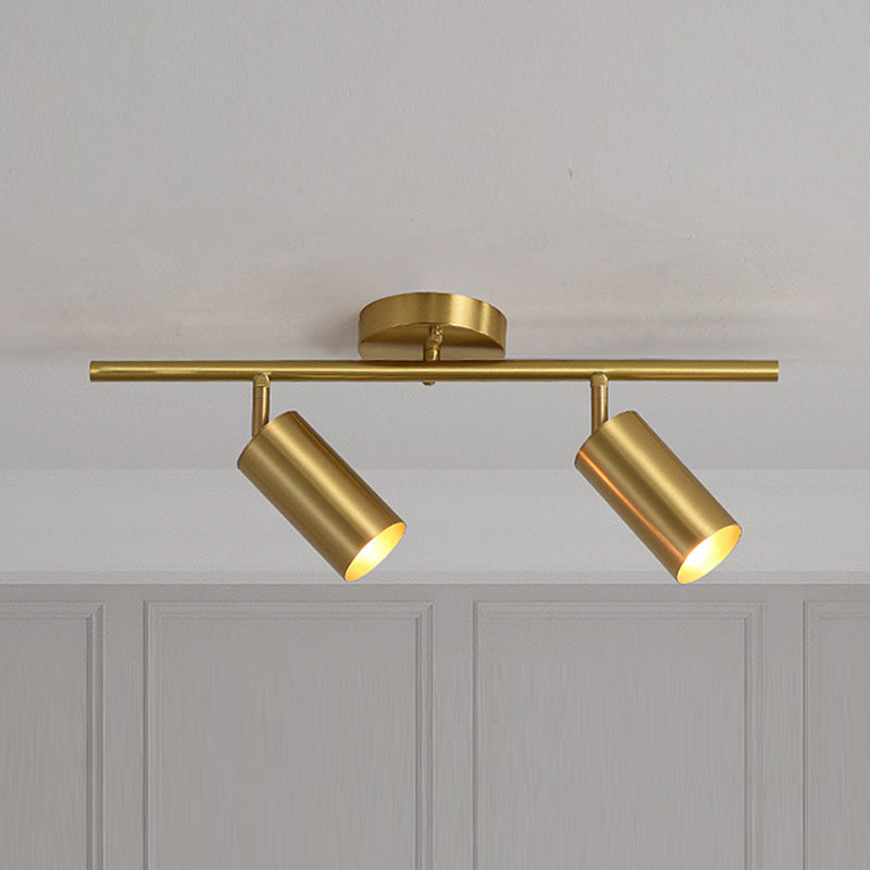 Contemporary Metal Ceiling Light Simple Flush Mount Light Fixture for Bedroom