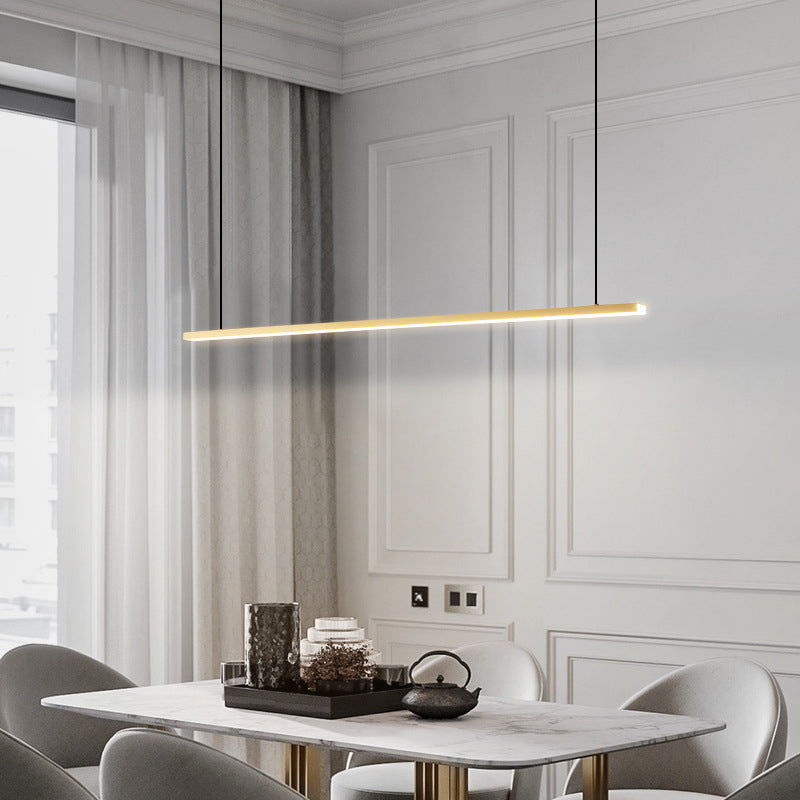 Modern Pendant Lighting Fixtures Metal 1 Light Island Light Fixture for Dining Room