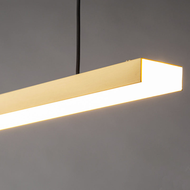 Modern Pendant Lighting Fixtures Metal 1 Light Island Light Fixture for Dining Room