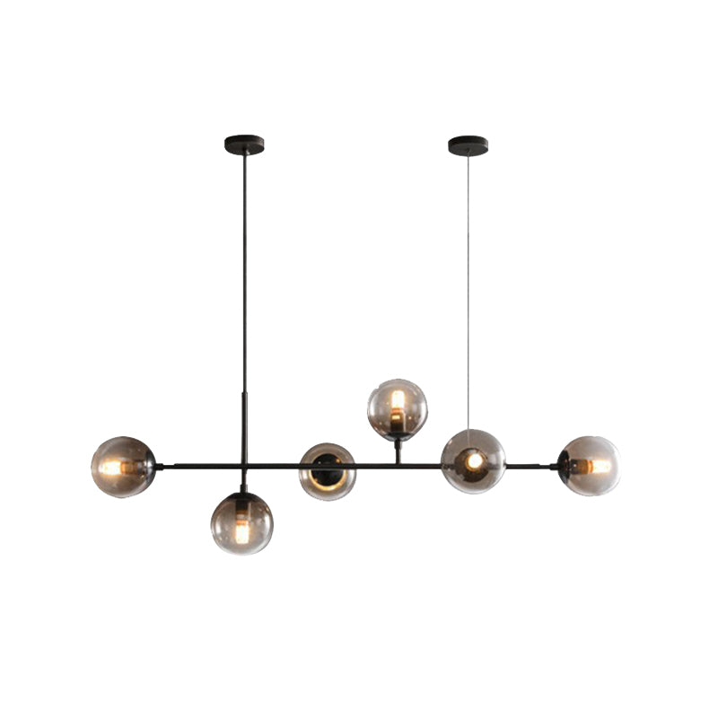 Global Island Lighting Fixture 6 Lights Modern for Dining Room
