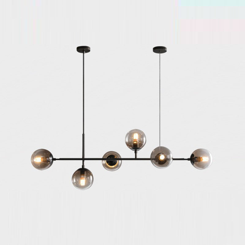 Global Island Lighting Fixture 6 Lights Modern for Dining Room
