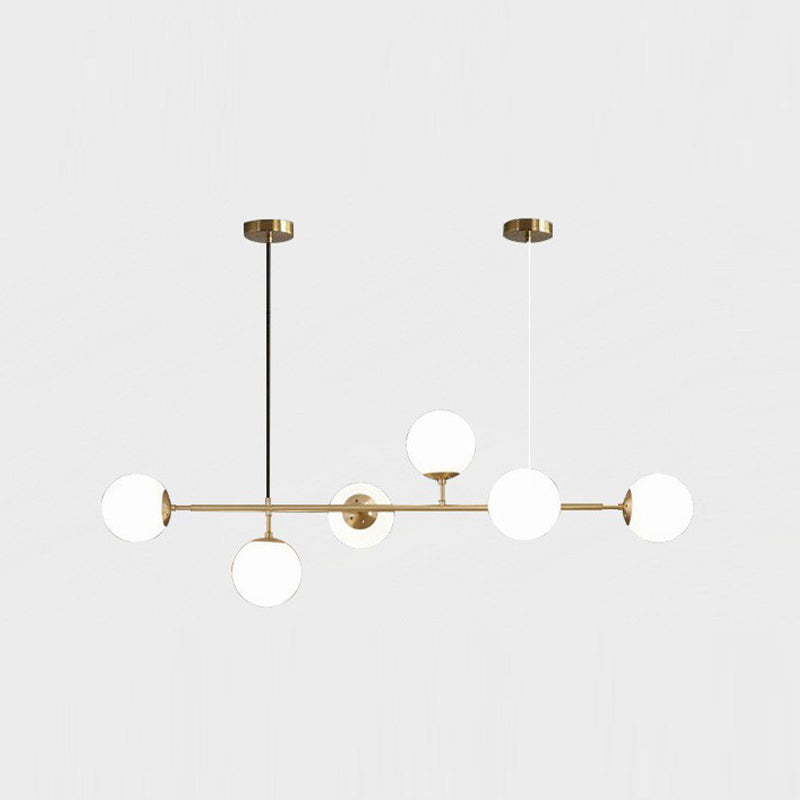 Global Island Lighting Fixture 6 Lights Modern for Dining Room