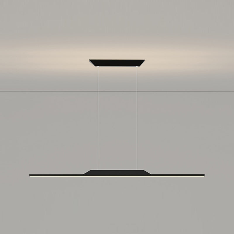 Linear Island Pendant Lights Modern Metal 1 Light for Dining Room