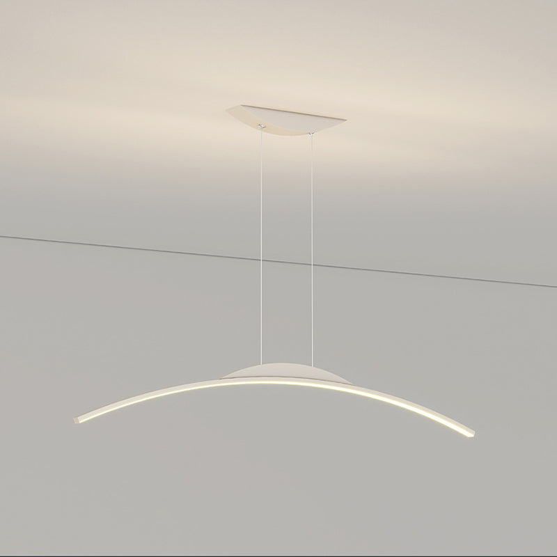 Linear Island Pendant Lights Modern Metal 1 Light for Dining Room