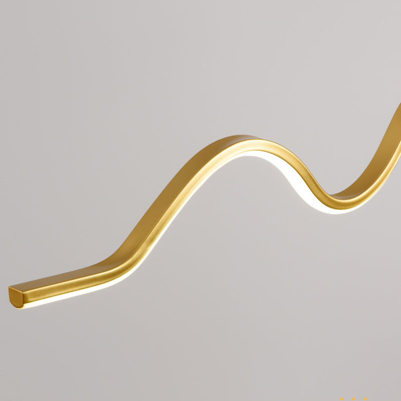 2-Light White/Black/Golden Modernism Style Unique LED Kitchen Island Lighting