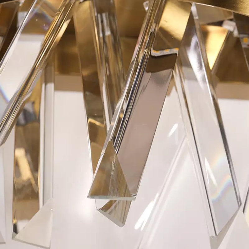 Unique Shape Wall Light Sconces Crystal 1 Light Wall Lighting Fixtures for Dining Room