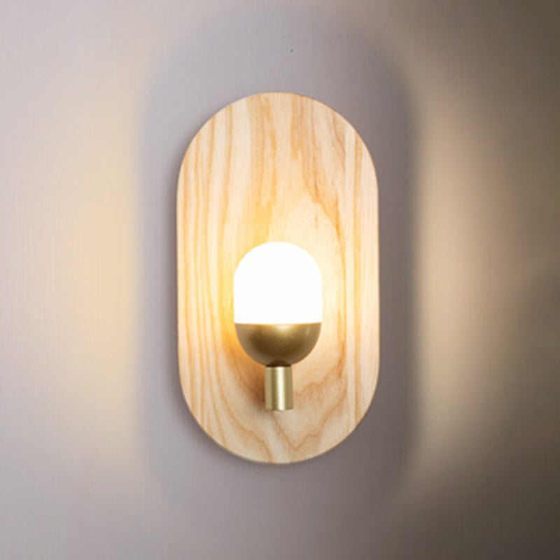 Modern Wall Light Sconces Wood 1 Light Wall Lighting Fixtures for Dining Room