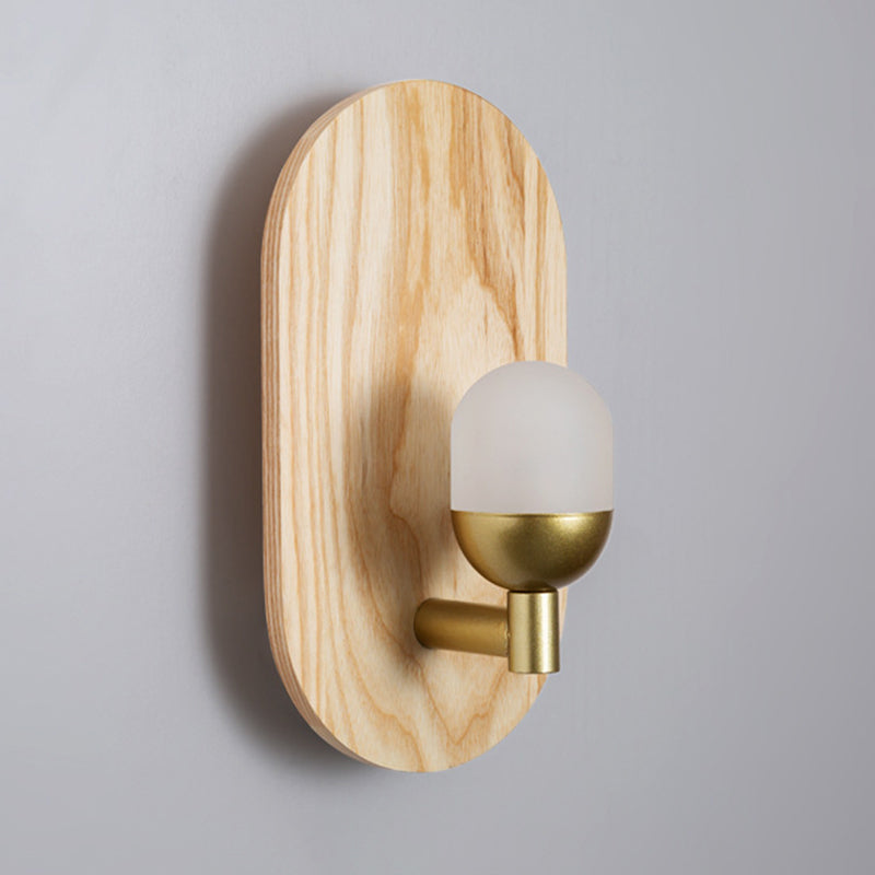 Modern Wall Light Sconces Wood 1 Light Wall Lighting Fixtures for Dining Room