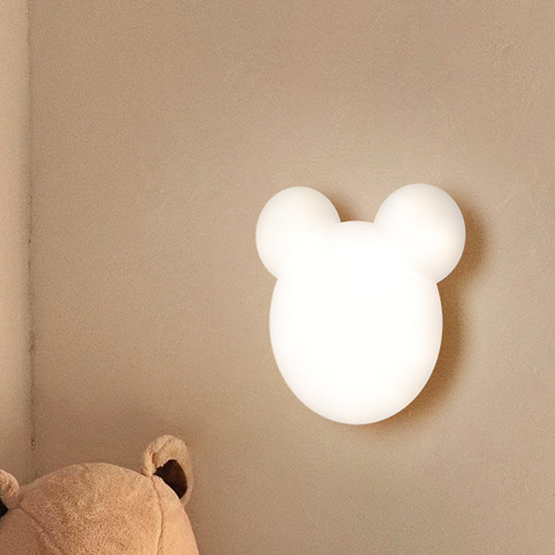 Modern Bear Shape Wall Light Sconces 1 Light Wall Lighting Fixtures for Dining Room