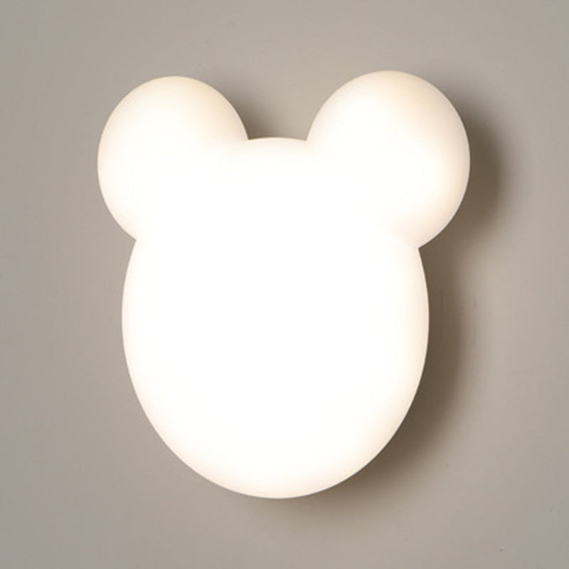 Modern Bear Shape Wall Light Sconces 1 Light Wall Lighting Fixtures for Dining Room