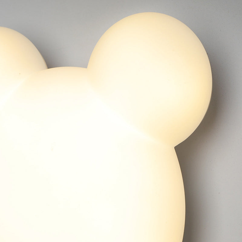 Modern Bear Shape Wall Light Sconces 1 Light Wall Lighting Fixtures for Dining Room