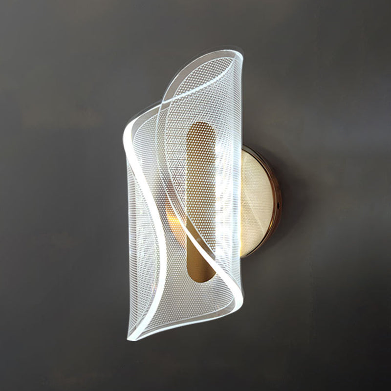 Unique Shape Wall Light Sconces 1 Light Wall Lighting Fixtures for Bedroom