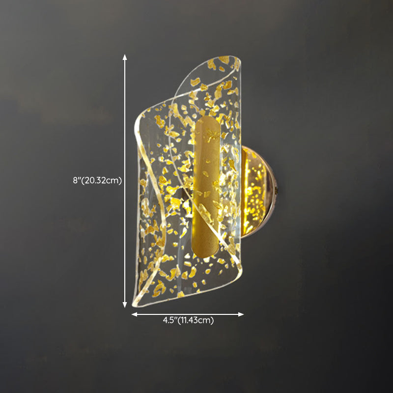 Unique Shape Wall Light Sconces 1 Light Wall Lighting Fixtures for Bedroom