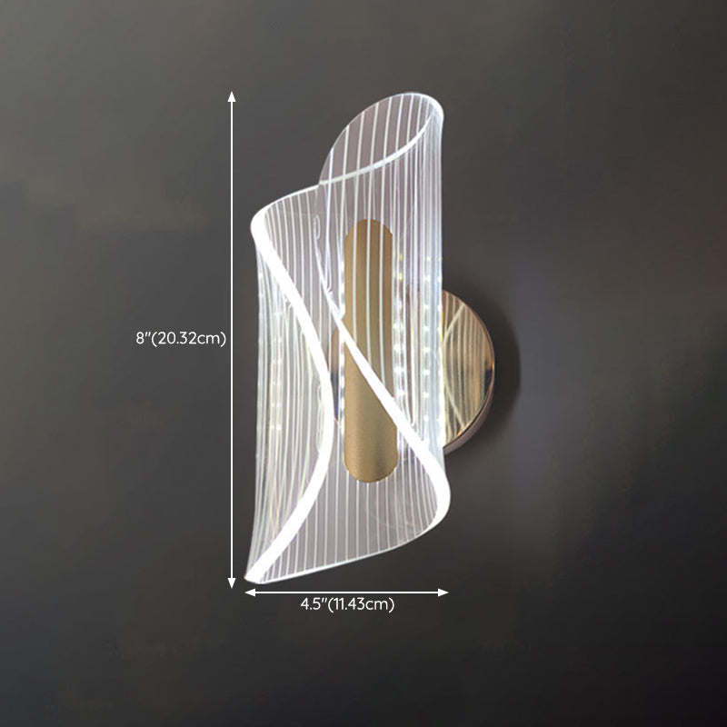 Unique Shape Wall Light Sconces 1 Light Wall Lighting Fixtures for Bedroom