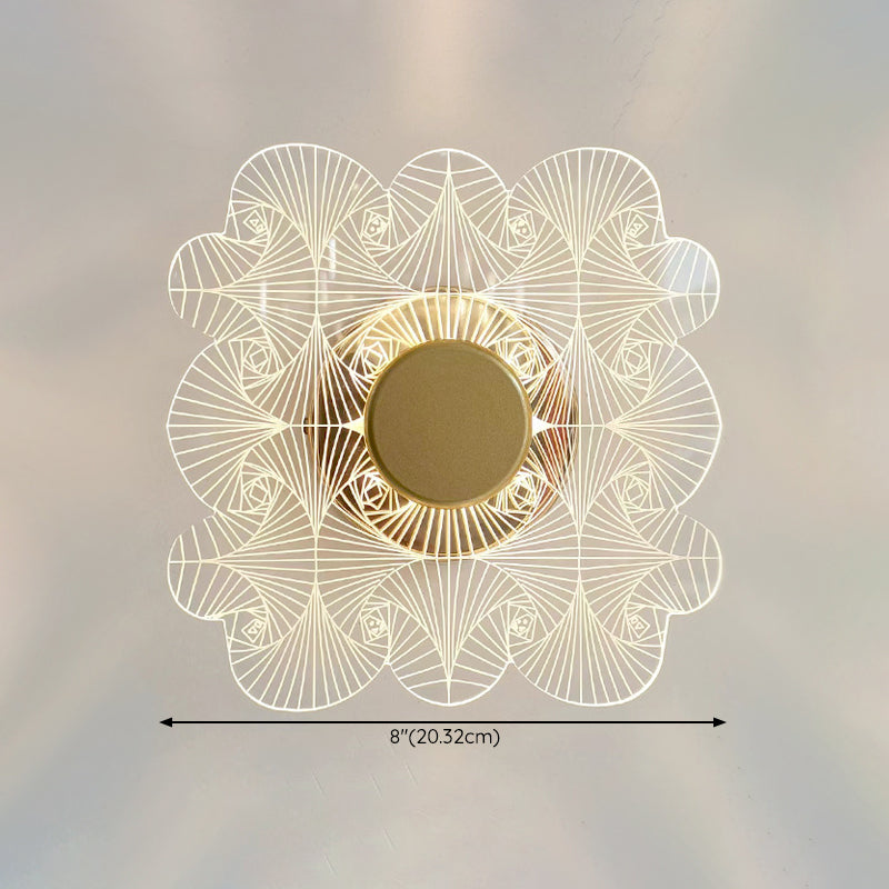 Modern Unique Shape Wall Light Sconces 1 Light Wall Lighting Fixtures for Bedroom