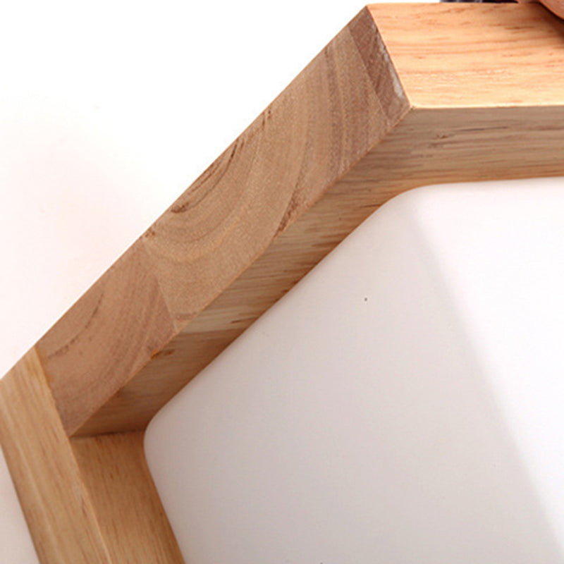 Modern Wooden Wall Light Fixture with 1 Light for Bedroom Living Room