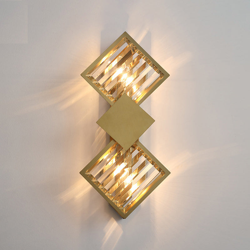 Unique Shape Wall Lighting Fixtures Modern 2 Lights Wall Light Sconces for Bedroom