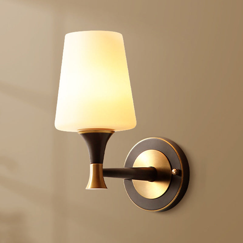 Simple Shape Wall Lighting Fixtures Modern 1 Light Wall Light Sconces for Living Room