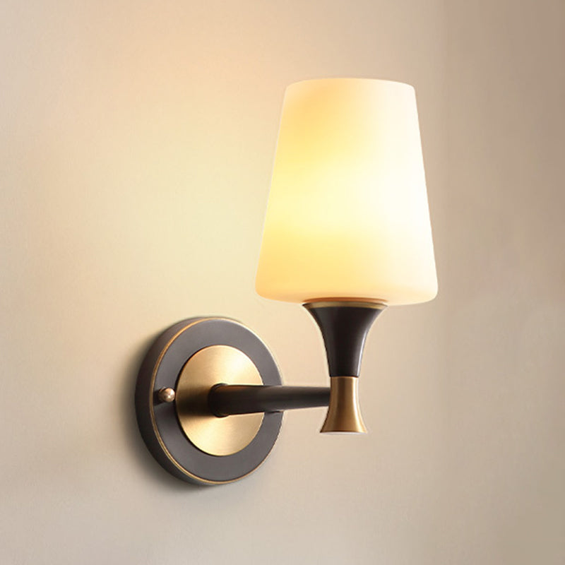 Simple Shape Wall Lighting Fixtures Modern 1 Light Wall Light Sconces for Living Room