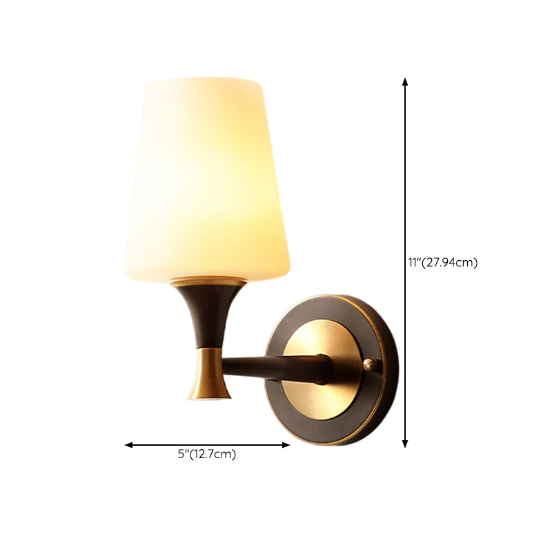 Simple Shape Wall Lighting Fixtures Modern 1 Light Wall Light Sconces for Living Room