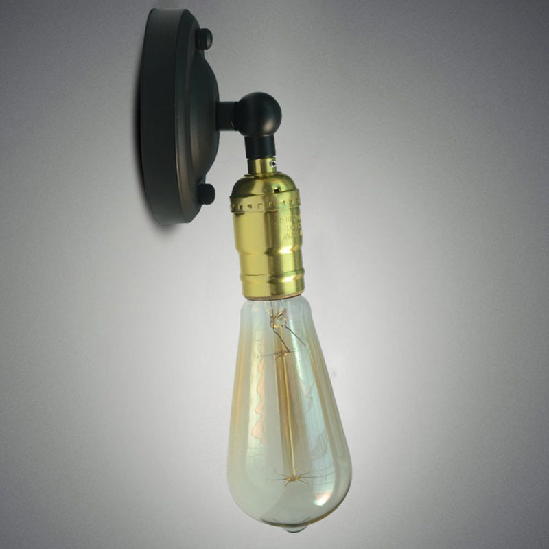 Contemporary Metal Wall Sconce Adjustable Linear Shape Wall Light for Living Room