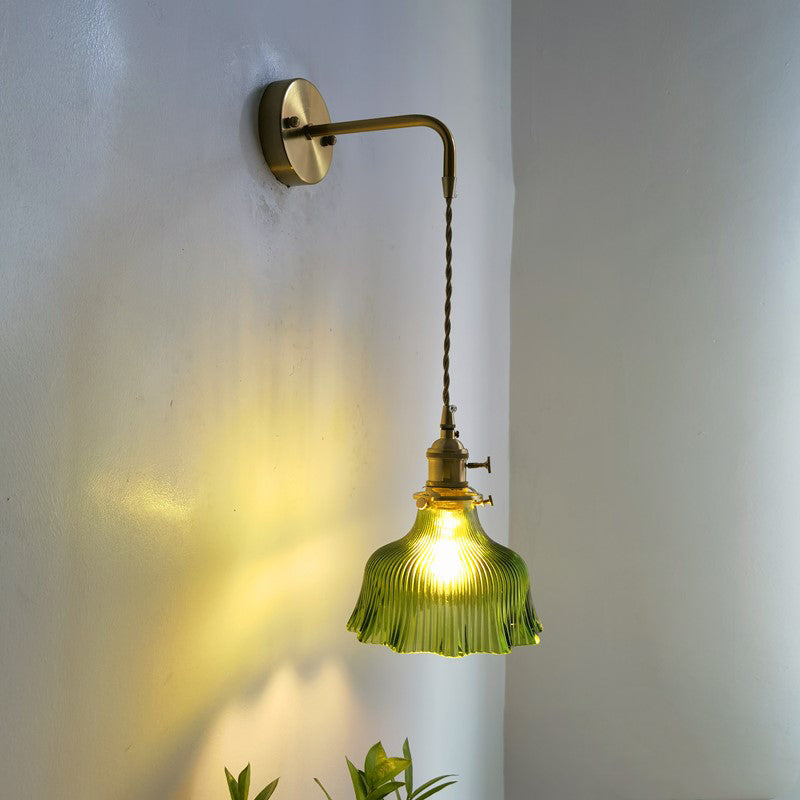 Postmodern Wall Light Sconce Colorful Glass Wall Light Fixture for Bedroom