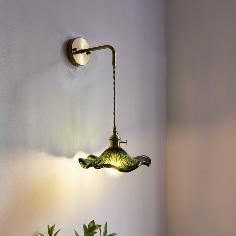 Postmodern Wall Light Sconce Colorful Glass Wall Light Fixture for Bedroom