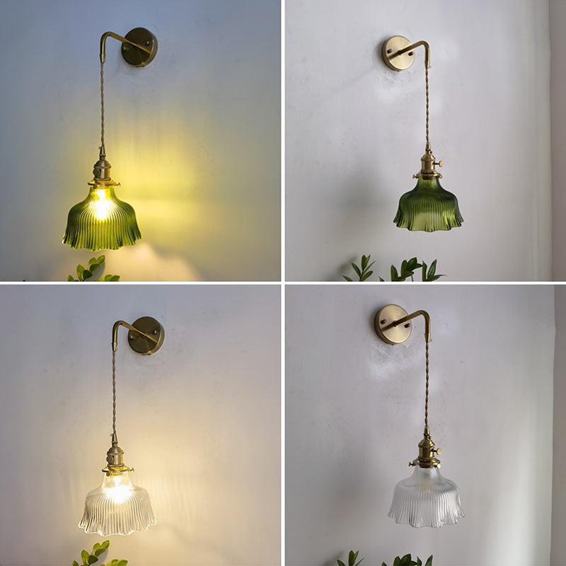 Postmodern Wall Light Sconce Colorful Glass Wall Light Fixture for Bedroom