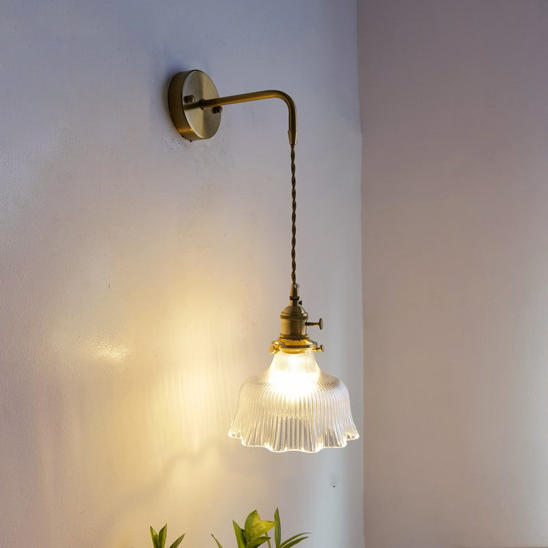 Postmodern Wall Light Sconce Colorful Glass Wall Light Fixture for Bedroom