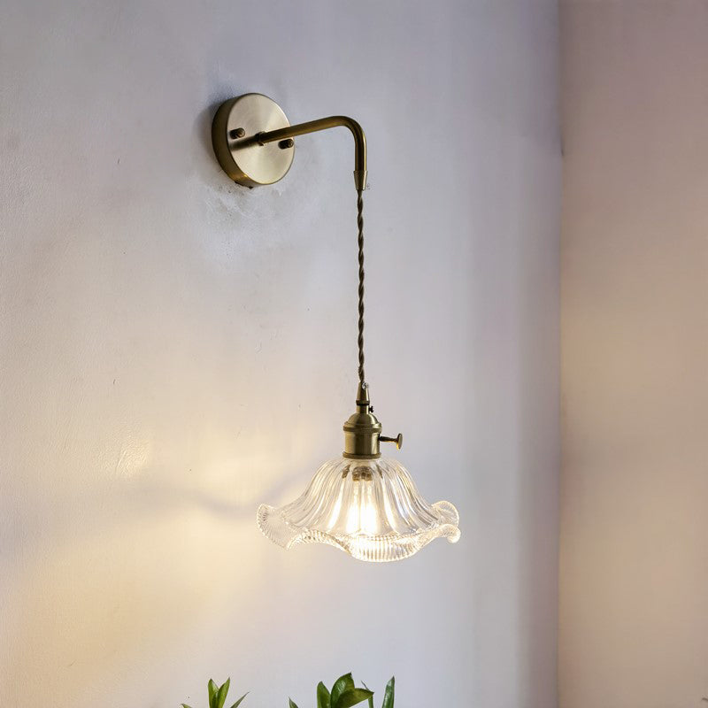 Postmodern Wall Light Sconce Colorful Glass Wall Light Fixture for Bedroom