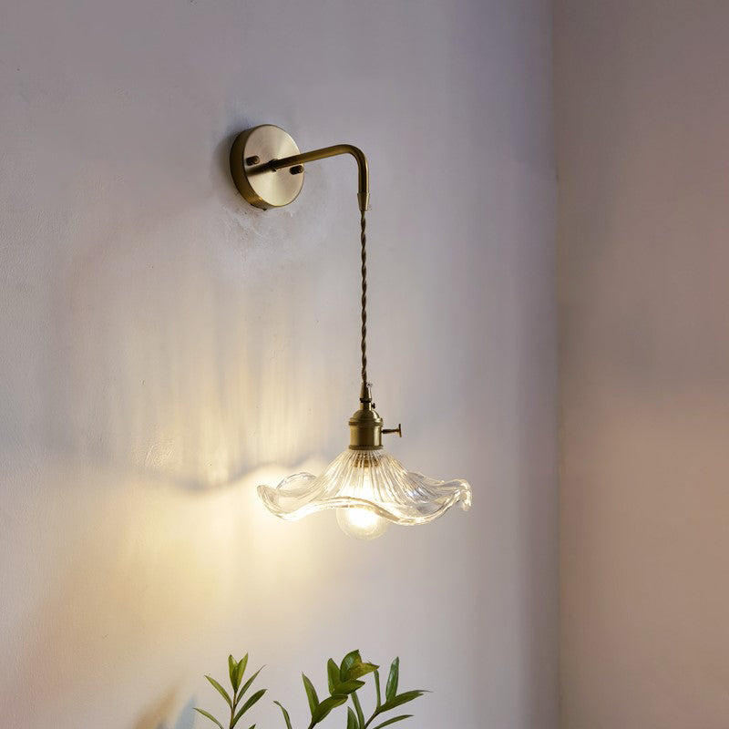 Postmodern Wall Light Sconce Colorful Glass Wall Light Fixture for Bedroom