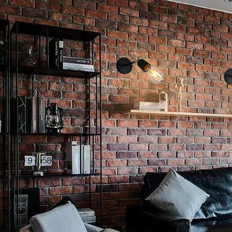 Contemporary Metal Wall Sconce Linear Shape Wall Light for Living Room