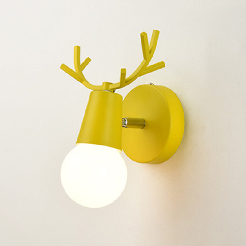 Contemporary Colorful Wall Light Sconce Creative Wall Light Fixture for Bedroom