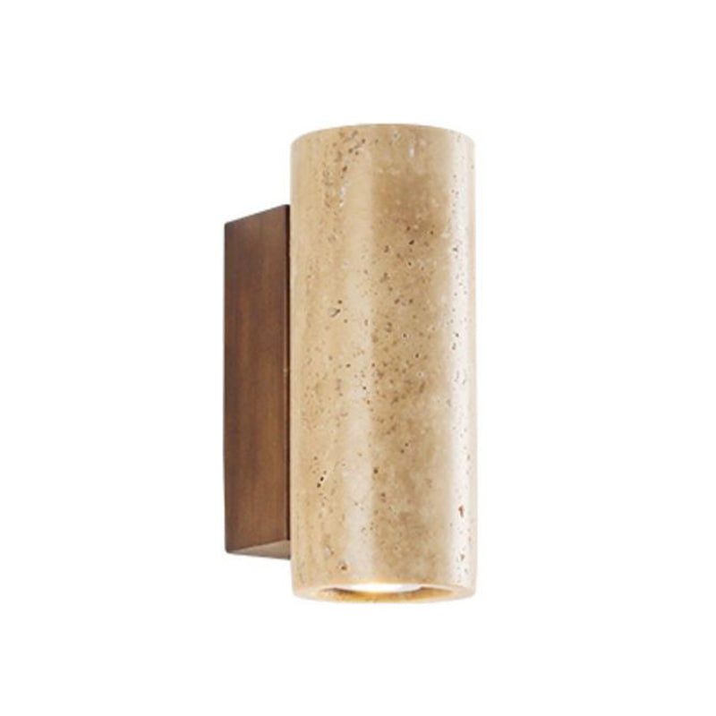 Single Contemporary Brown Unique Shape LED Bathroom Vanity Light