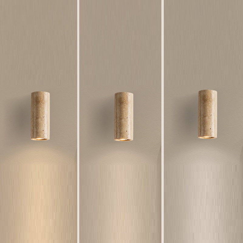 Single Contemporary Brown Unique Shape LED Bathroom Vanity Light