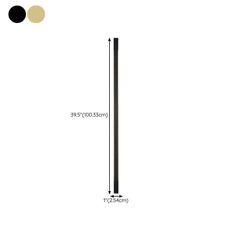 Modern Style Linear LED Wall Light Sconce with Acrylic Shade for Washroom