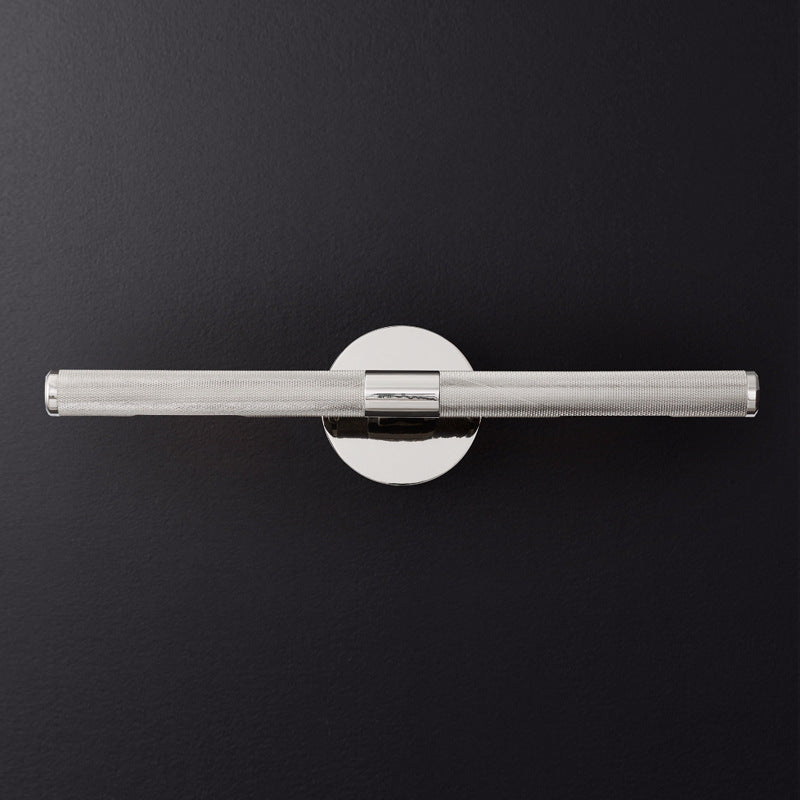 Modern Simple Metal Vanity Light Cylinder Shape 2-Lights for Shower Room