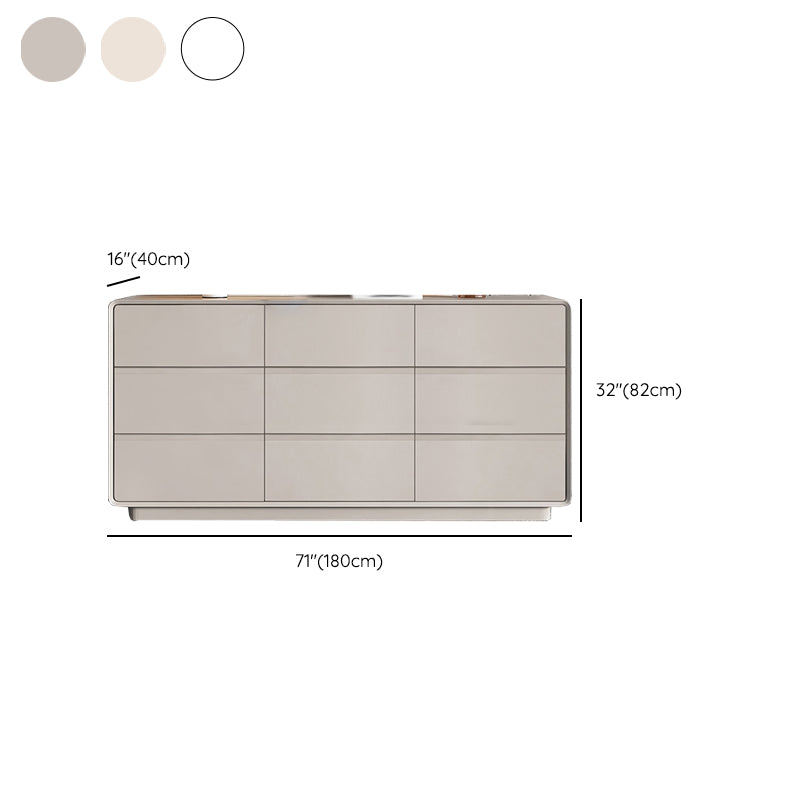 Modern Manufactured Wood Storage Chest Dresser with 5/6/8/9 Drawers