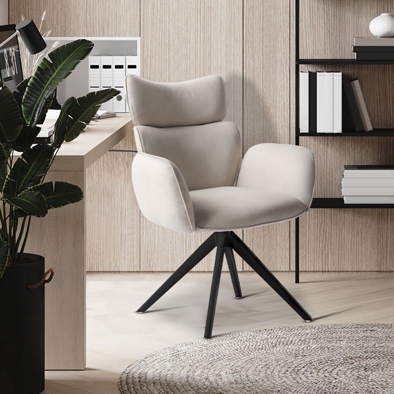 Armless Office Chair No Wheels Desk Chair for Living Room Home