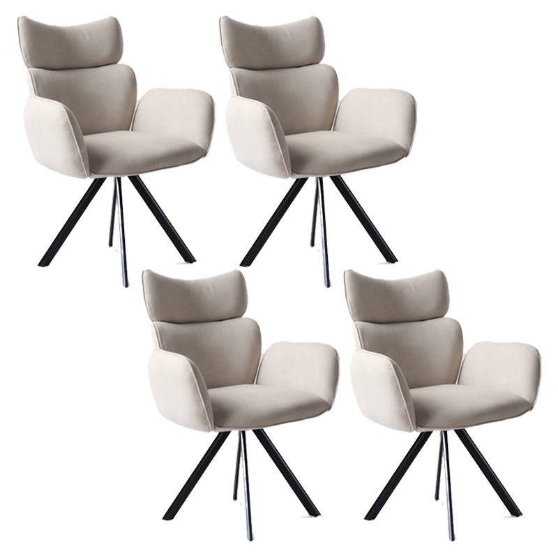 Armless Office Chair No Wheels Desk Chair for Living Room Home
