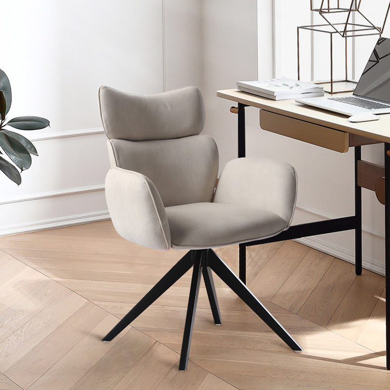 Armless Office Chair No Wheels Desk Chair for Living Room Home